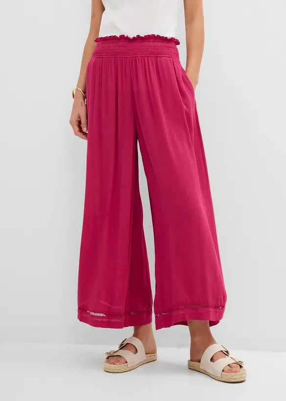 Jupe-culotte textur&eacute;e, bonprix
