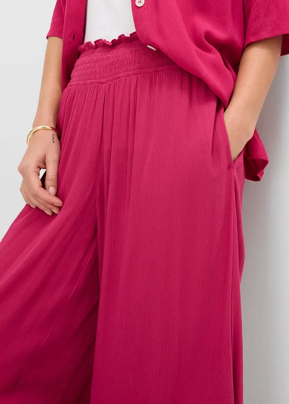 Jupe-culotte textur&eacute;e, bonprix