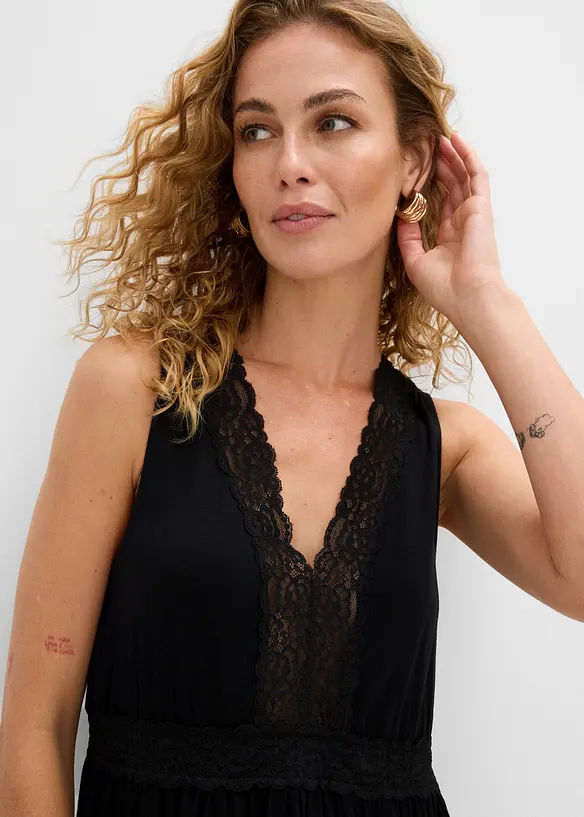 Top &agrave; dentelle, bonprix