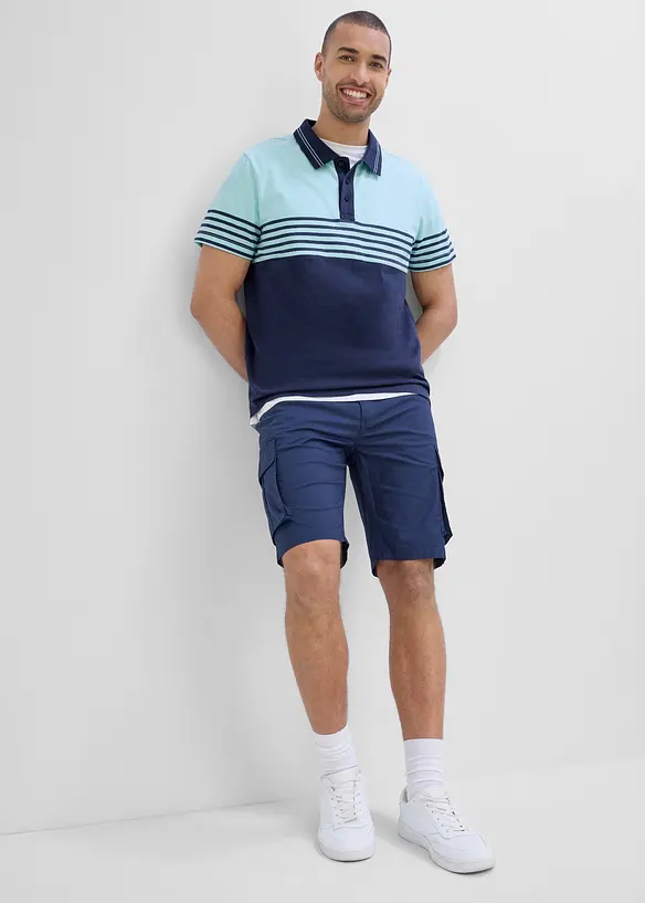 Jersey Poloshirt aus reiner Bio-Baumwolle, bonprix