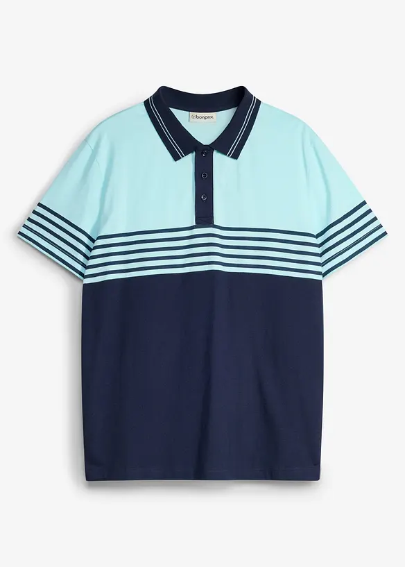 Jersey Poloshirt aus reiner Bio-Baumwolle, bonprix