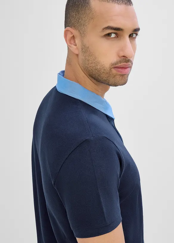 Piqu&eacute;-Poloshirt aus reiner Bio-Baumwolle, bonprix