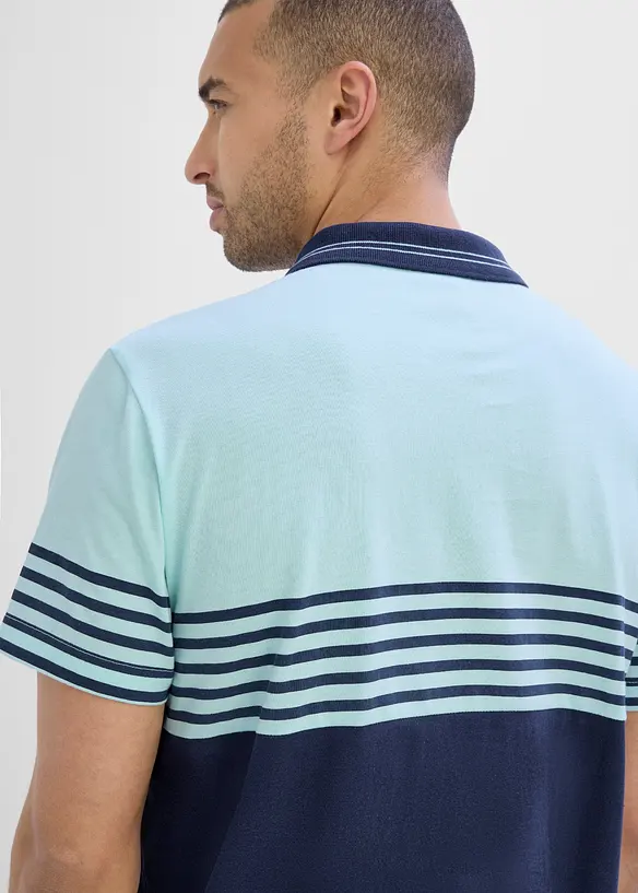 Jersey Poloshirt aus reiner Bio-Baumwolle, bonprix