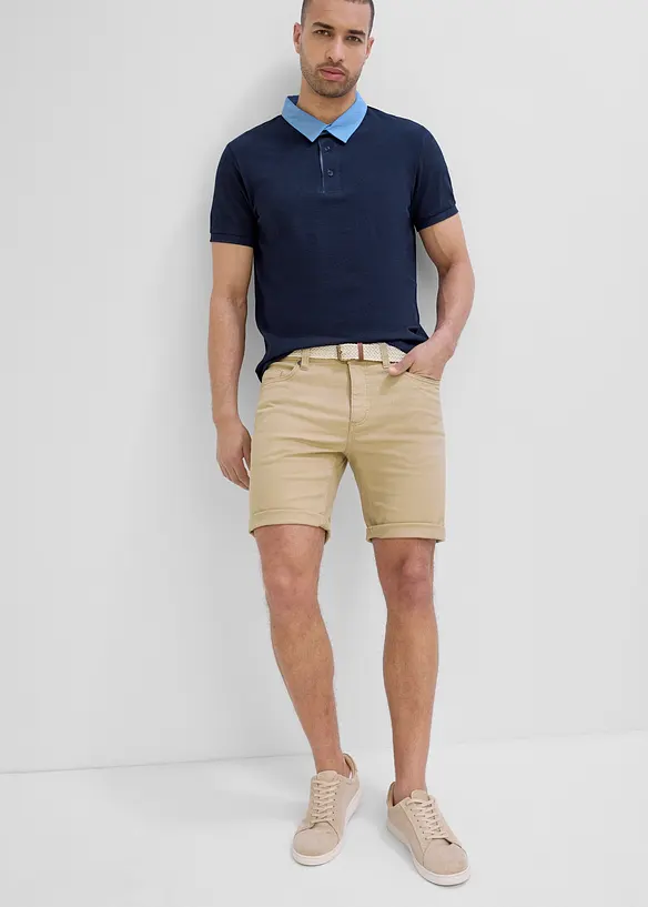 Piqu&eacute;-Poloshirt aus reiner Bio-Baumwolle, bonprix