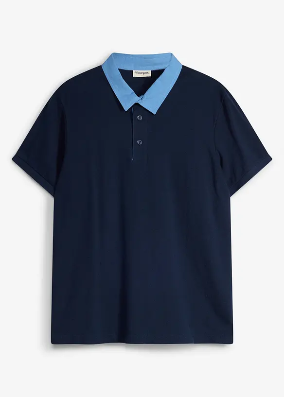 Piqu&eacute;-Poloshirt aus reiner Bio-Baumwolle, bonprix