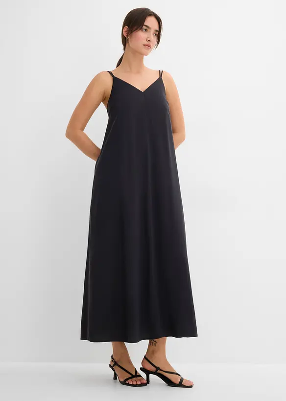 Robe midi &agrave; bretelles r&eacute;glables, bonprix