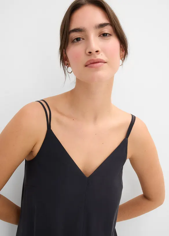 Robe midi &agrave; bretelles r&eacute;glables, bonprix