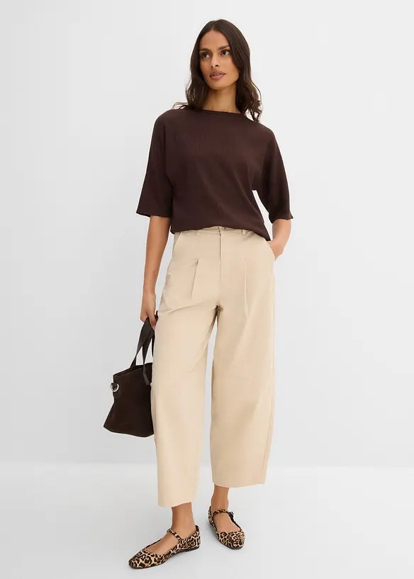 Shirt aus strukturiertem Material, bonprix