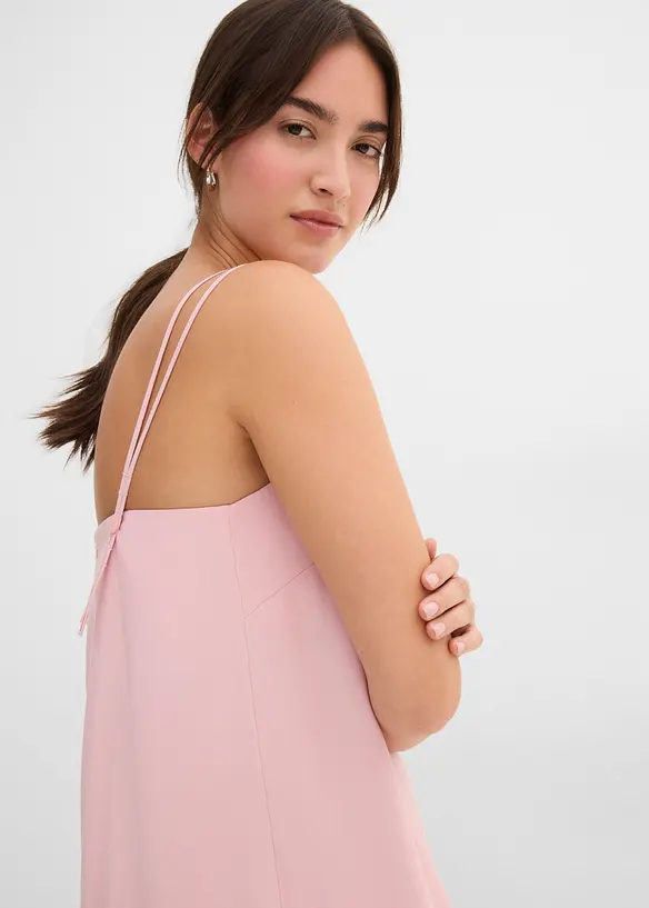 Robe midi &agrave; bretelles r&eacute;glables, bonprix