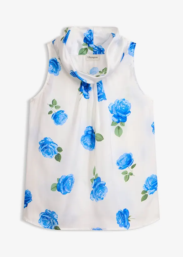 Blusentop aus flie&szlig;endem Satin, bonprix