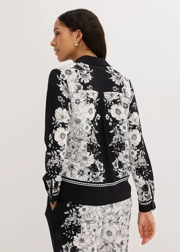 Bluse aus flie&szlig;ender Viskose, bonprix