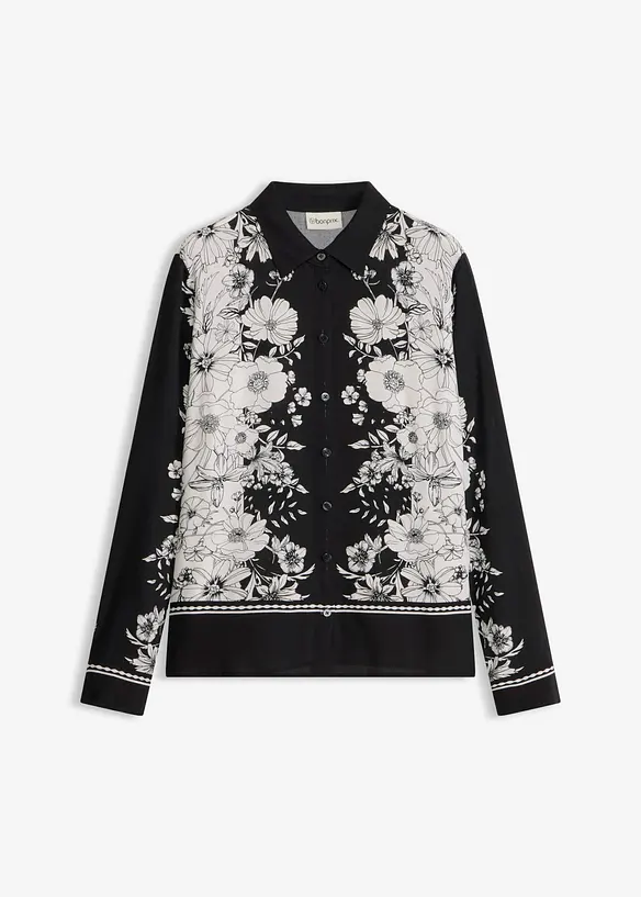 Bluse aus flie&szlig;ender Viskose, bonprix