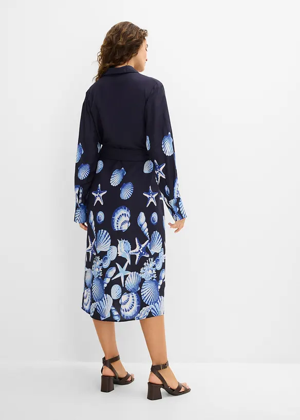 Robe chemise en viscose fluide, bonprix