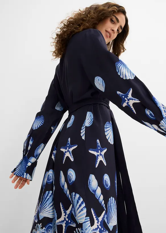 Robe chemise en viscose fluide, bonprix
