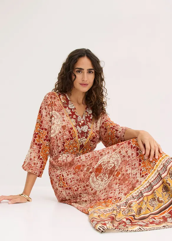 Robe longue en viscose fluide, bonprix