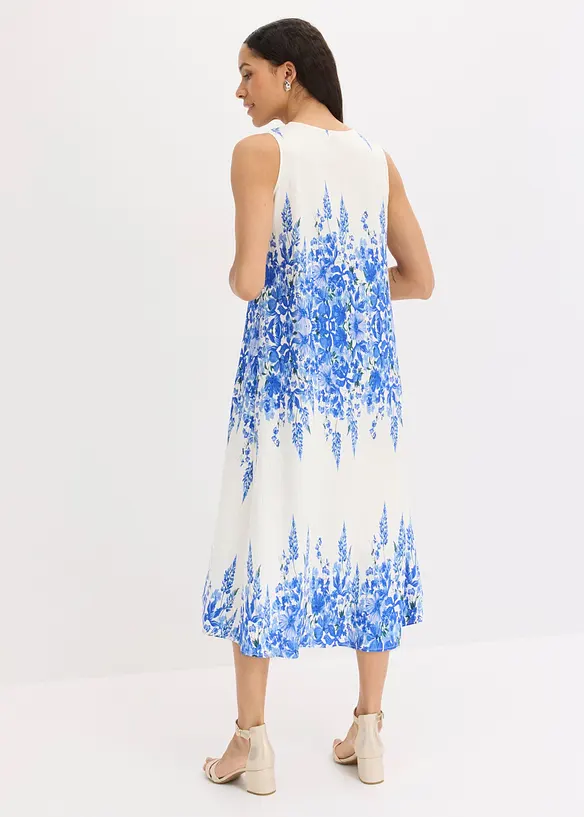 Midikleid aus feinem Viskose-Mix, bonprix