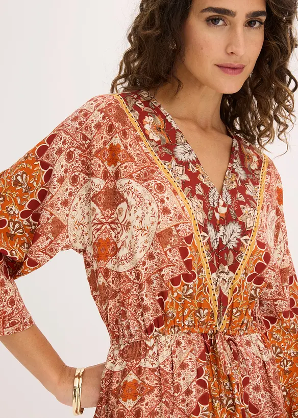 Robe longue en viscose fluide, bonprix