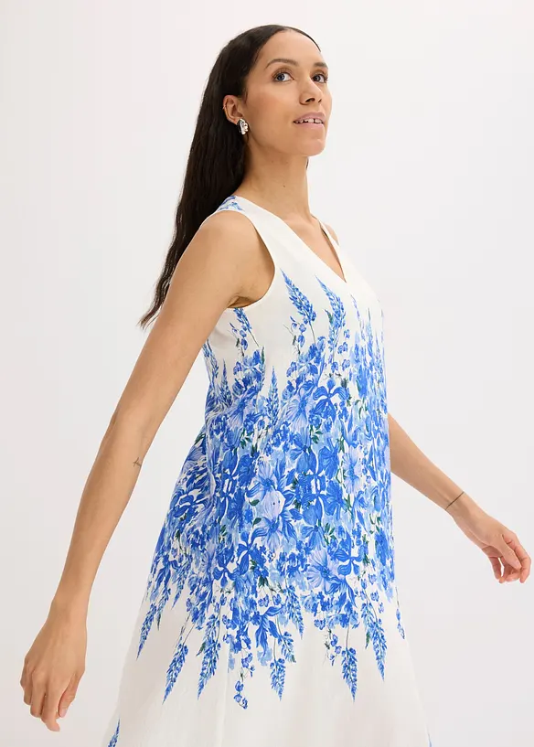 Midikleid aus feinem Viskose-Mix, bonprix