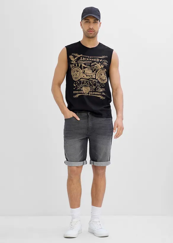 Lot de 2 d&eacute;bardeurs marcel 100% coton, bonprix