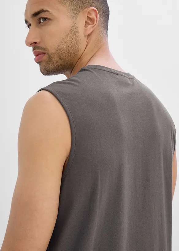 Lot de 2 d&eacute;bardeurs marcel 100% coton, bonprix