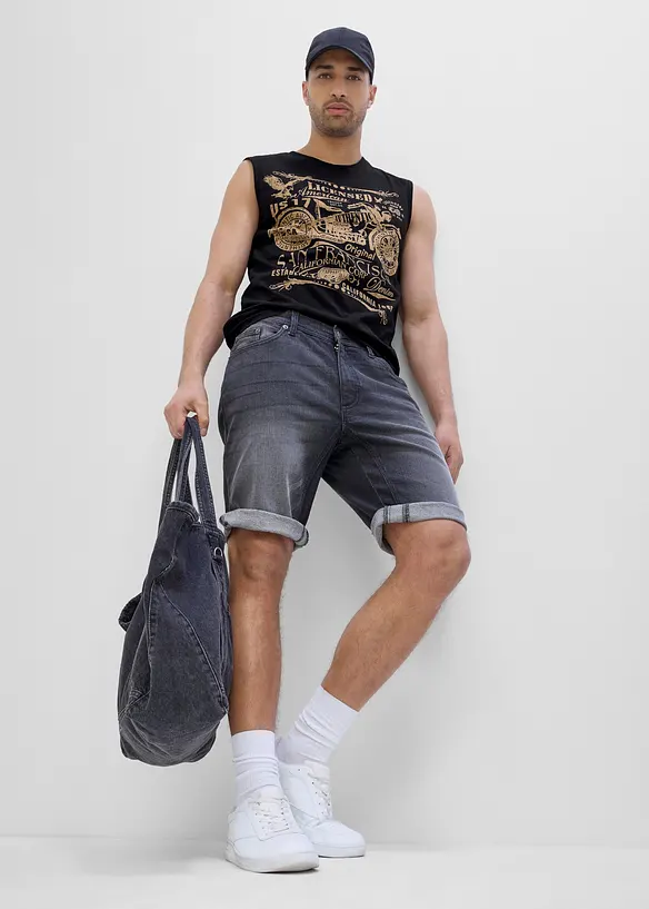 Lot de 2 d&eacute;bardeurs marcel 100% coton, bonprix