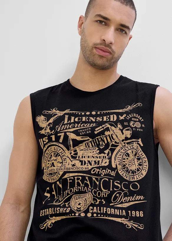 Lot de 2 d&eacute;bardeurs marcel 100% coton, bonprix