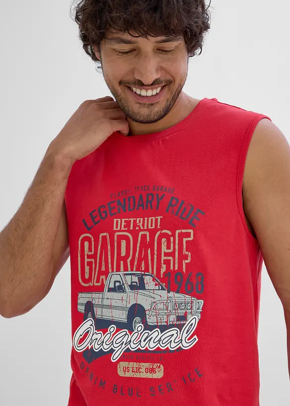 Lot de 3 d&eacute;bardeurs marcel 100% coton, bonprix