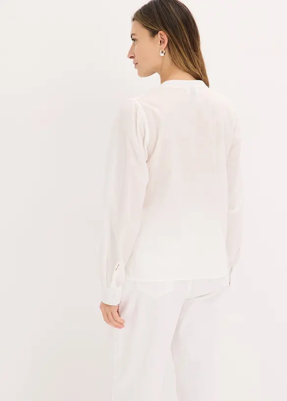 Blouse brod&eacute;e 100% coton, bonprix