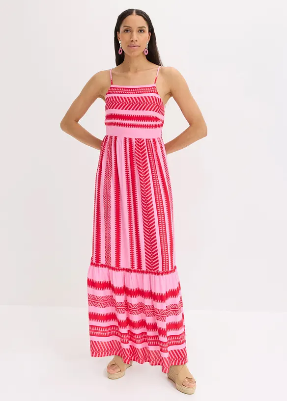 Robe &agrave; bretelles en viscose fluide, bonprix