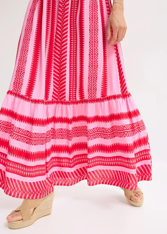 Robe &agrave; bretelles en viscose fluide, bonprix