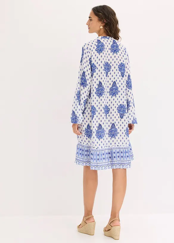 Tunika-Kleid aus  strukturierter Viskose, bonprix