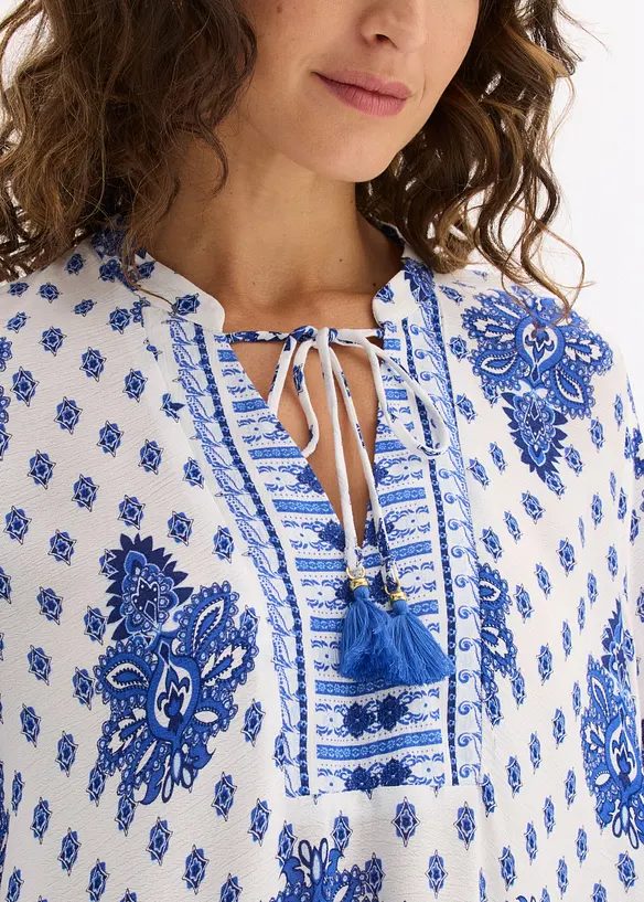 Tunika-Kleid aus  strukturierter Viskose, bonprix