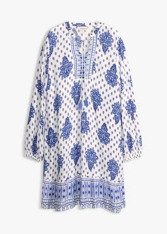 Tunika-Kleid aus  strukturierter Viskose, bonprix