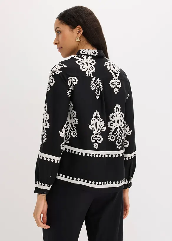 Bluse aus flie&szlig;ender Viskose, bonprix