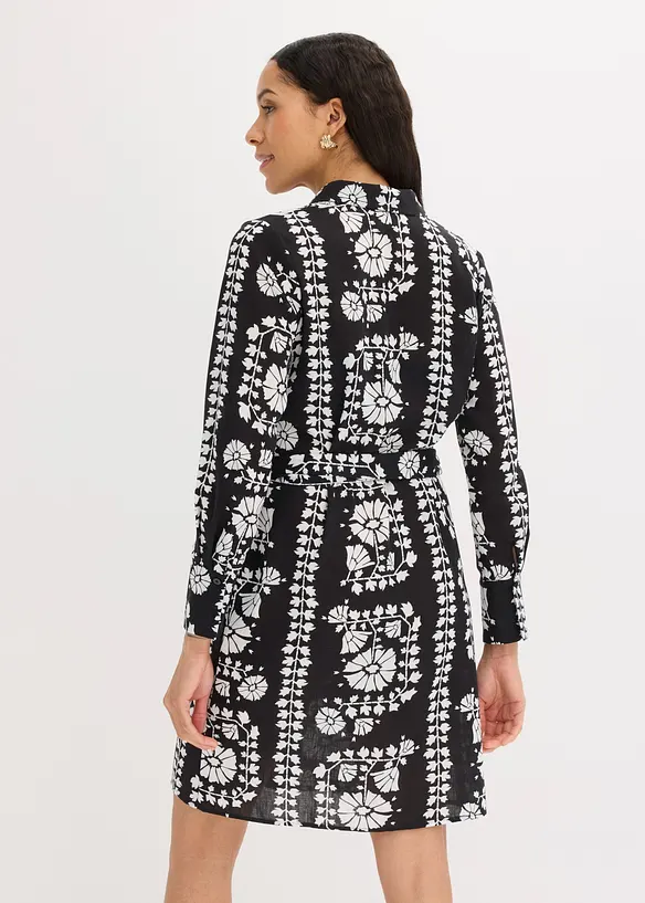 Robe chemise imprim&eacute;e, bonprix