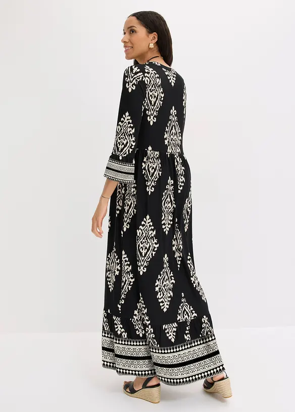 Robe tunique douce en viscose extensible, bonprix
