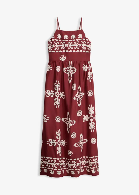 Robe &agrave; bretelles en viscose fluide, bonprix