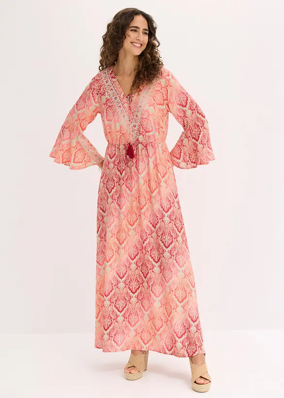 Maxikleid aus flie&szlig;ender Viskose, bonprix