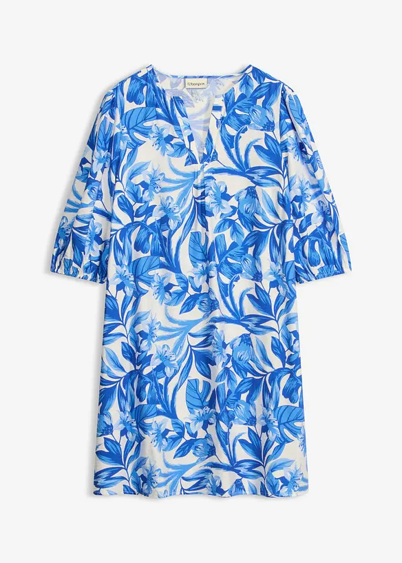 Robe-tunique l&eacute;g&egrave;re en viscose m&eacute;lang&eacute;e, bonprix