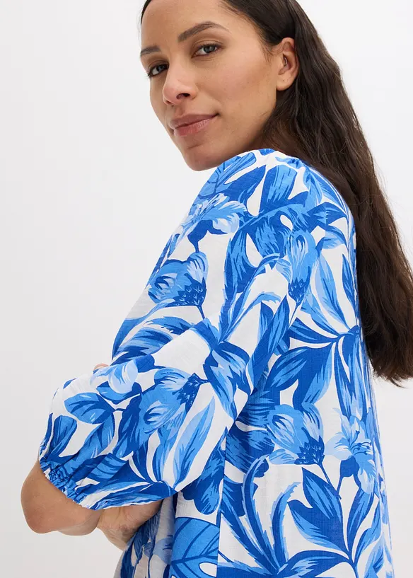 Robe-tunique l&eacute;g&egrave;re en viscose m&eacute;lang&eacute;e, bonprix