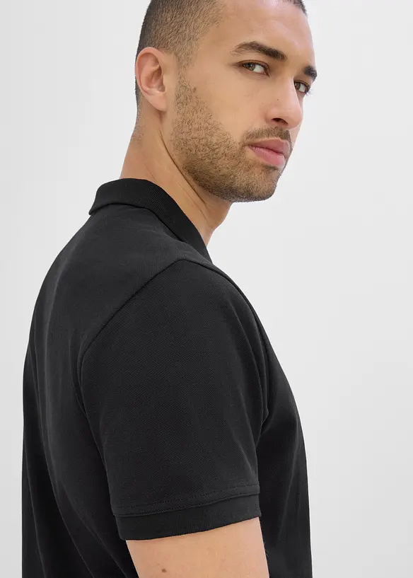 Polo en maille piqu&eacute;e 100% coton, bonprix