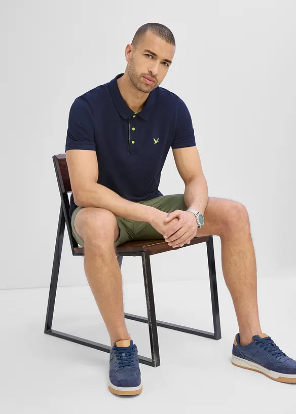Piqu&eacute;-Poloshirt aus reiner Bio-Baumwolle, bonprix