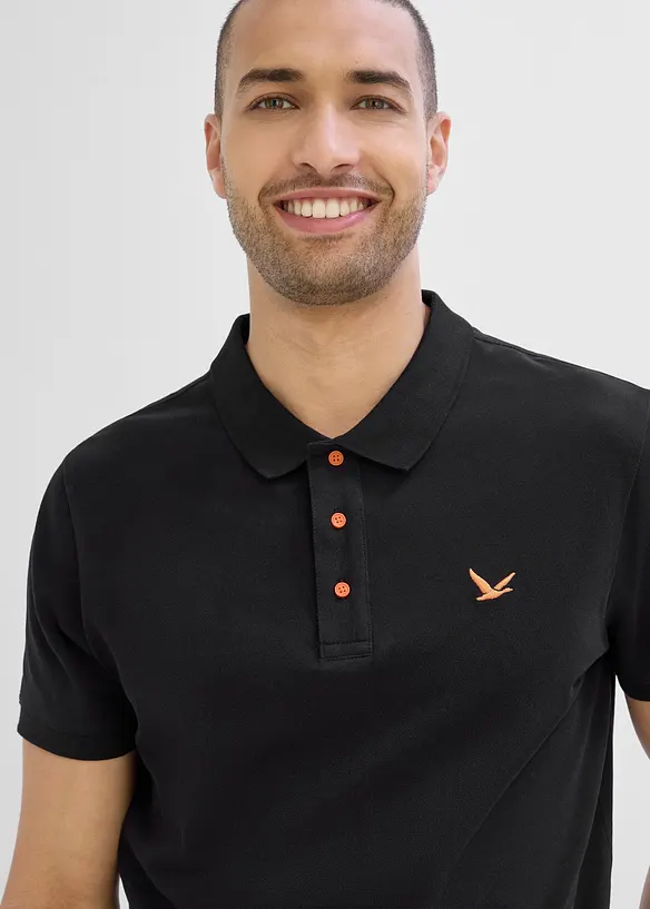 Polo en maille piqu&eacute;e 100% coton, bonprix