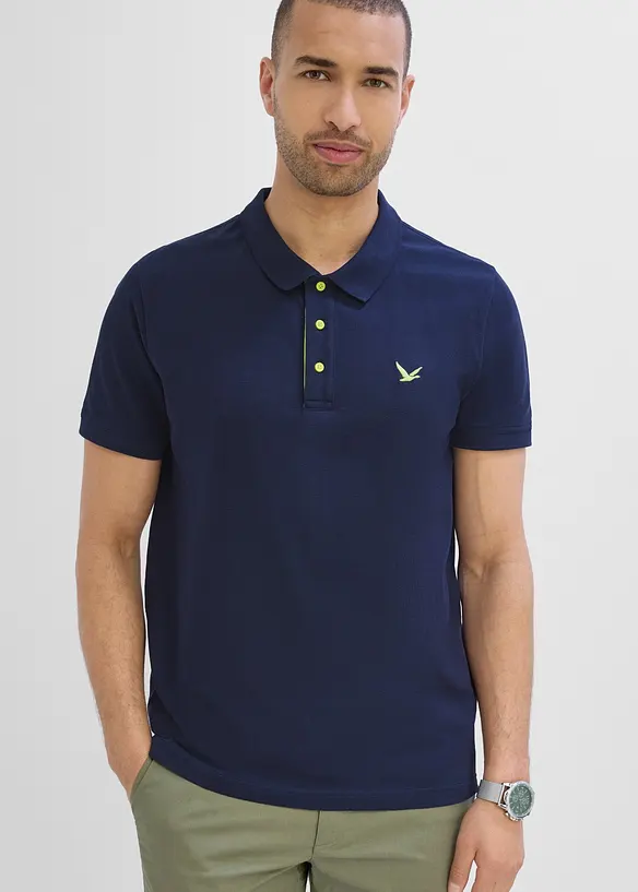 Piqu&eacute;-Poloshirt aus reiner Bio-Baumwolle, bonprix