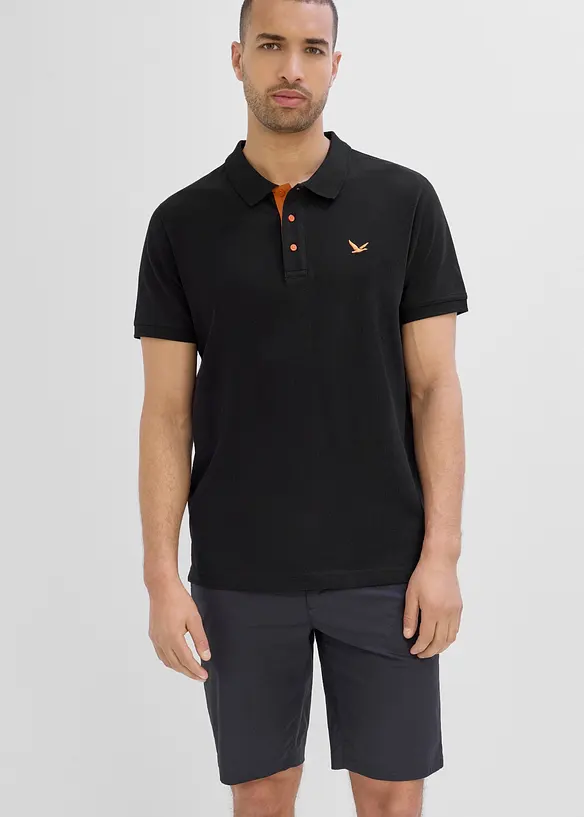 Polo en maille piqu&eacute;e 100% coton, bonprix