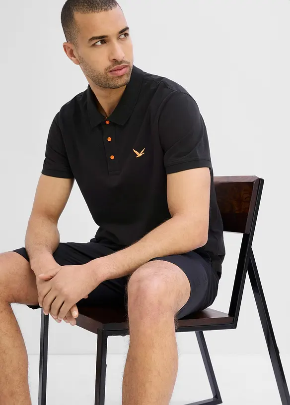 Polo en maille piqu&eacute;e 100% coton, bonprix