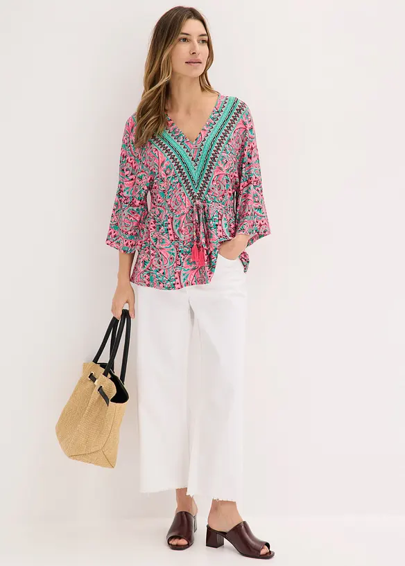 Tunika-Shirt aus softem Viskose-Mix, bonprix