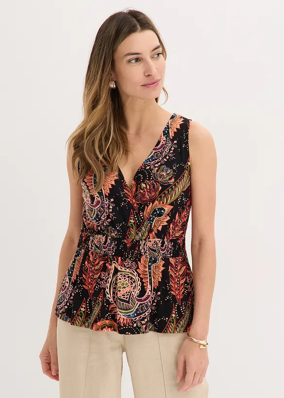 Top en jersey viscose doux, bonprix