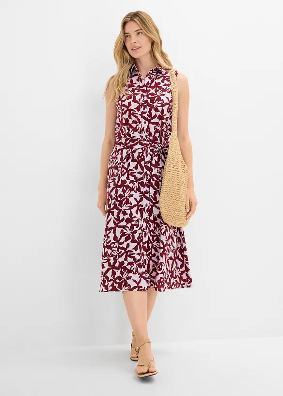 Robe-chemise en viscose fluide, bonprix