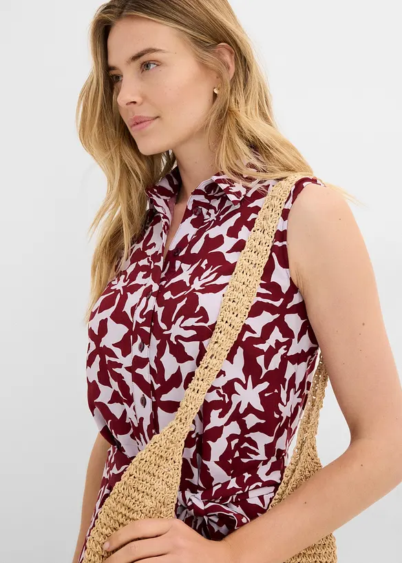 Robe-chemise en viscose fluide, bonprix